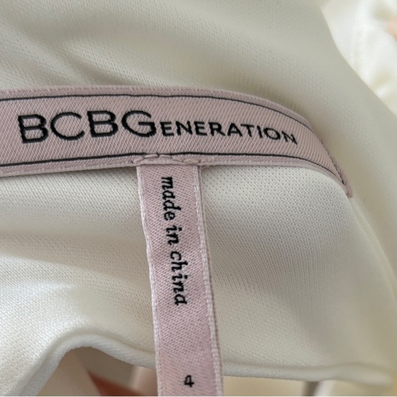 BCBGeneration White Ruffle Dress - Picture 3 of 5